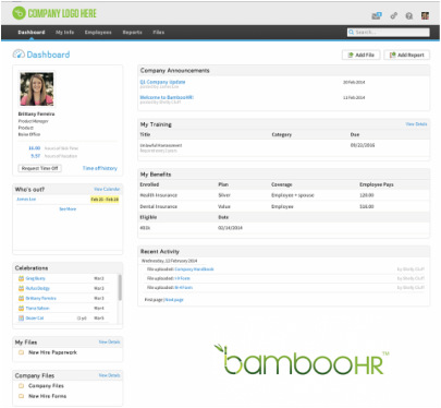BambooHR - human resource software